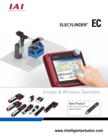 IAI EC CATALOG EC SERIES: SIMPLE & WIRELESS OPERATION